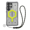UAG Samsung S25 Ultra Pathfinder Clear with Magnet Bundle - Active Neon Lanyard