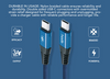 HODA W1 1M 3A Quick Charging TYPE-C to C & Data Sync Braided Speed Cable