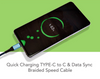 HODA W1 1M 3A Quick Charging TYPE-C to C & Data Sync Braided Speed Cable