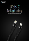 HODA USB-C to Lightning Braided Speed Cable