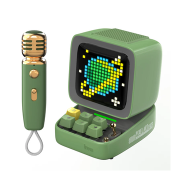 Divoom Ditoo-Mic Mini Karaoke Machine Pixel Art Bluetooth Speaker