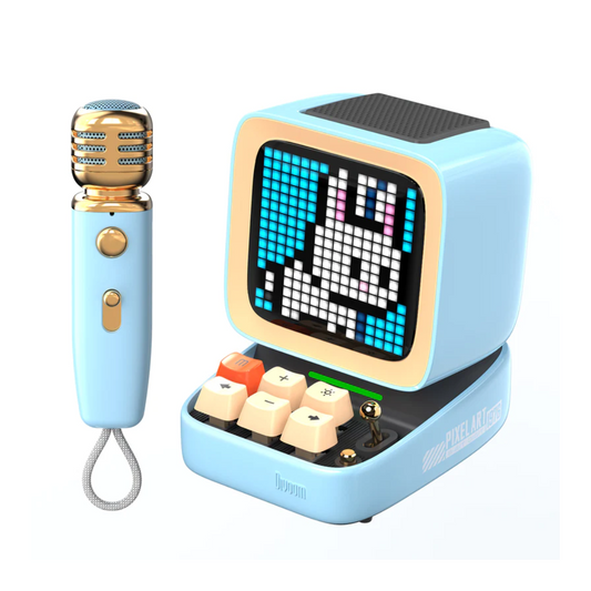 Divoom Ditoo-Mic Mini Karaoke Machine Pixel Art Bluetooth Speaker