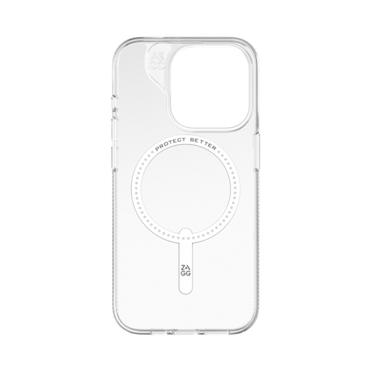 ZAGG Clear Snap (MagSafe) Case Compatible For iPhone 15 Pro