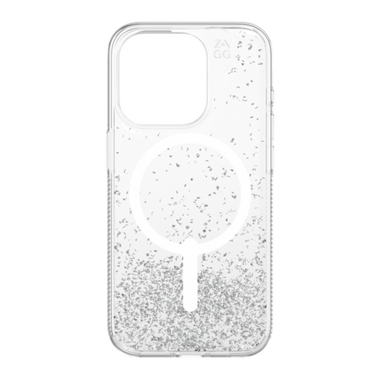 ZAGG Glitter snap (MagSafe) Case Compatible For iPhone 15 Pro Max