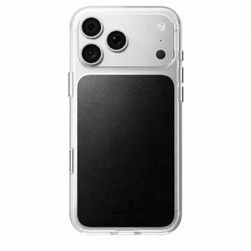NOMAD Clear Leather Case with Horween Leather Magnetic Compatible for iP18 Series