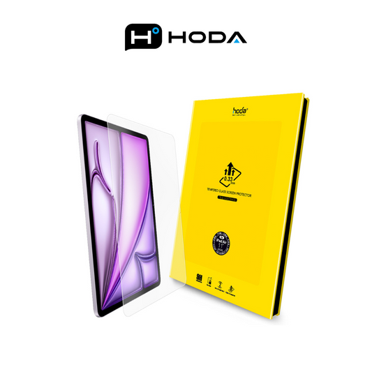 HODA 0.33mm Clear Tempered Glass (Notch) for iPad Air 11" M2 2024 / iPad Air 11" M3 2025