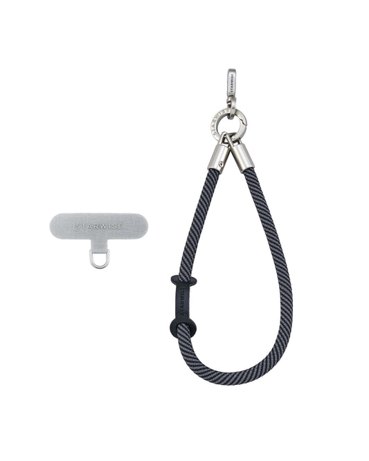 STARWISE COLLECTION ROPE WRIST STRAP | FADED CHARCOAL