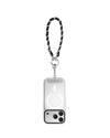 STARWISE COLLECTION LEATHER CHAIN WRIST STRAP | BLACK SILVER