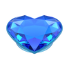 POPSOCKETS PopGrip Luxe - Qrx Dichroic Crystal Heart