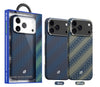 TYPE GORILLA Gilded Tactile Woven Galaxy Armor Aramid Fiber Magnetic Case Compatible For iP17PRO
