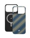 TYPE GORILLA Gilded Tactile Woven Galaxy Armor Aramid Fiber Magnetic Case Compatible For iP17PROMAX