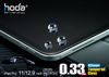 HODA iPad Pro 11" 2020 (Notch) 0.33mm Full Coverage Tempered Glass