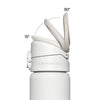 RhinoShield AquaStand Bottle with MagSafe Compatible Phone Grip (Stainless Steel)