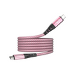 HODA 2M 240W Quick Charging USB 2.0 TYPE-C to C & Data Sync Braided Speed Cable with Magnetic Winding Up