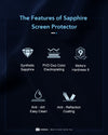 HODA Sapphire Lens Protector Compatible For Samsung S25 Ultra