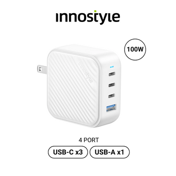 INNOSTYLE SuperCube 100W 4-Port GaN II Technology Charger