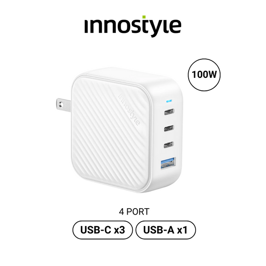 INNOSTYLE SuperCube 100W 4-Port GaN II Technology Charger
