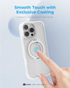 HODA ROUGH Case Magnet with 360° foldable rotating ring-holder stand Compatible For iPhone 16 Pro