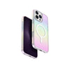 UNIQ Iridescia Hybrid MagClick Charging Case Compatible For iPhone 16 Pro Max