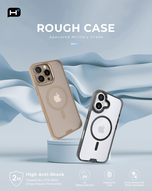 HODA ROUGH Case Military Standard MagSafe Compatible For iPhone 16 Pro Max