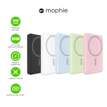 MOPHIE Essentials Snap+ Powerstation 5K – Magnetic Wireless Power Bank