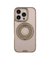 HODA ROUGH Case Magnet with 360° foldable rotating ring-holder stand Compatible For iPhone 16 Pro