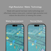 HODA iPhone 15 & iPhone 16 (Matte) Gaming Anti-Glare Full Coverage Tempered Glass Screen Protector for - With Helper