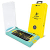 HODA 3D Full Clear X PureVision Full Coverage Glass Screen Protector for iP18PROMAX with Dust Free Helper
