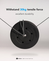 HODA 2M 240W Quick Charging USB 2.0 TYPE-C to C & Data Sync Braided Speed Cable with Magnetic Winding Up