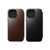 Nomad Modern Leather Folio Case (MagSafe) Compatible For iPhone 14 Pro Max
