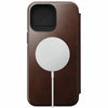 Nomad Modern Leather Folio Case (MagSafe) Compatible For iPhone 14 Pro Max
