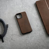 Nomad Modern Leather Case (MagSafe) Compatible For iPhone 14 Pro Max
