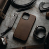 Nomad Modern Leather Case (MagSafe) Compatible For iPhone 14 Pro Max