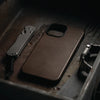 Nomad Modern Leather Case (MagSafe) Compatible For iPhone 14 Pro Max