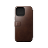 Nomad Modern Leather Folio Case (MagSafe) Compatible For iPhone 14 Pro Max